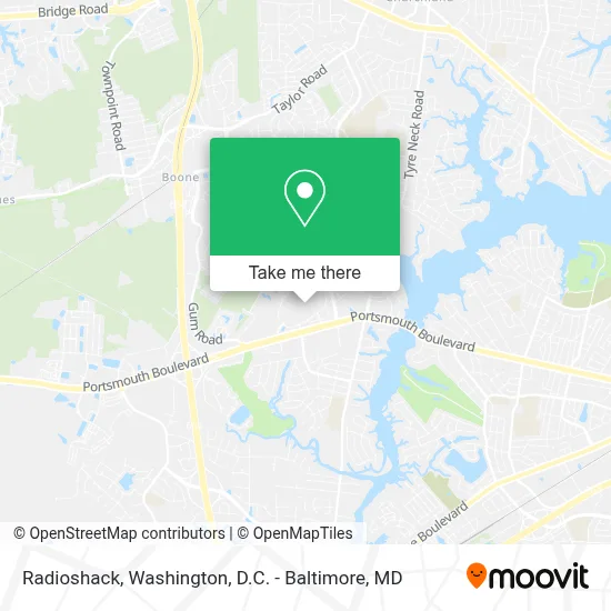 Radioshack map