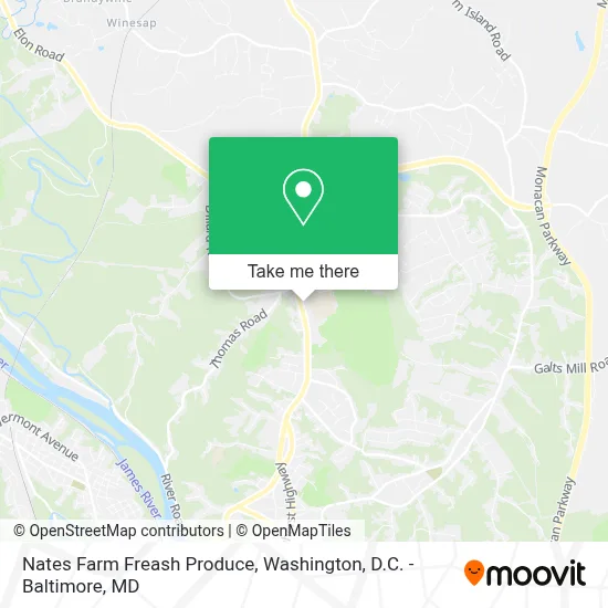 Nates Farm Freash Produce map