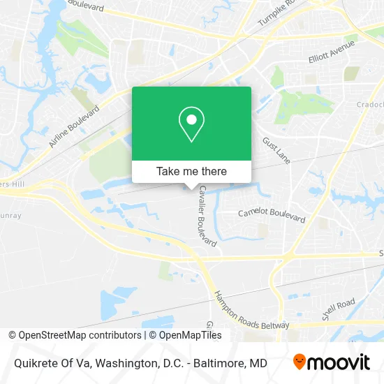 Quikrete Of Va map