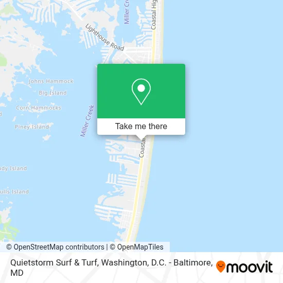 Quietstorm Surf & Turf map