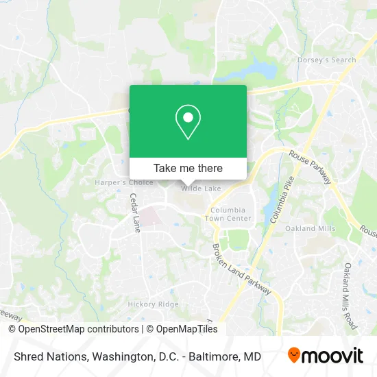 Shred Nations map
