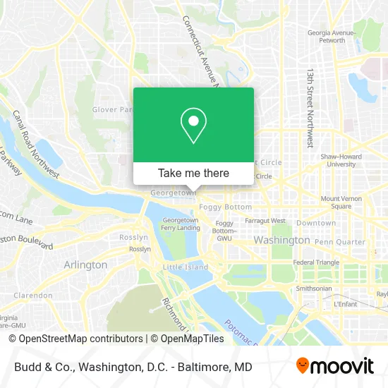 Budd & Co. map