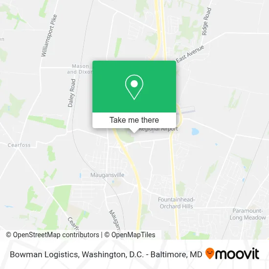 Bowman Logistics map