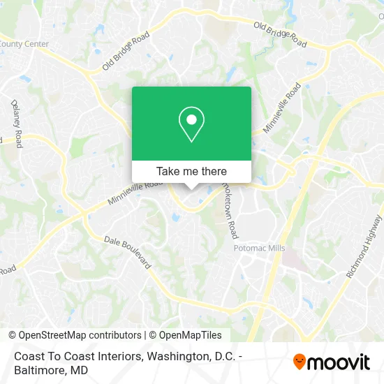 Coast To Coast Interiors map