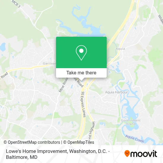 Lowe's Home Improvement map
