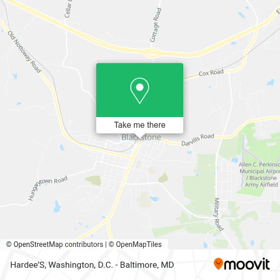 Hardee’S map