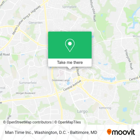Man Time Inc. map