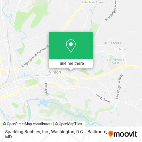 Sparkling Bubbles, Inc. map