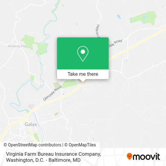 Virginia Farm Bureau Insurance Company map