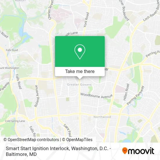 Smart Start Ignition Interlock map