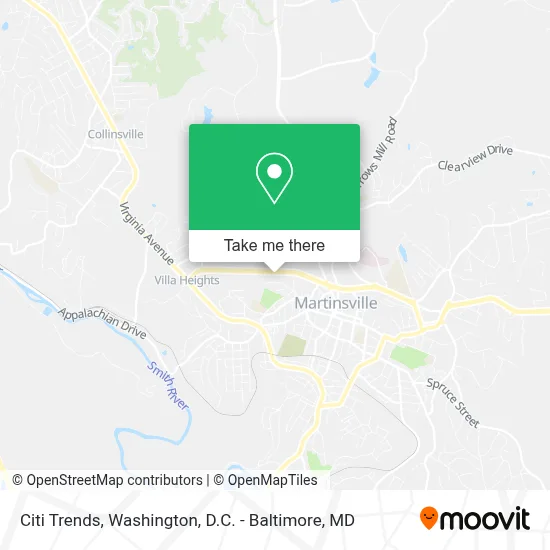 Citi Trends map