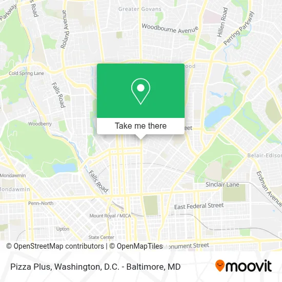 Pizza Plus map