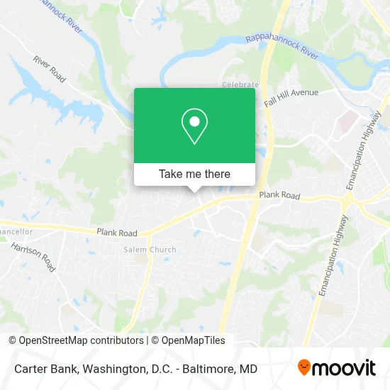 Carter Bank map