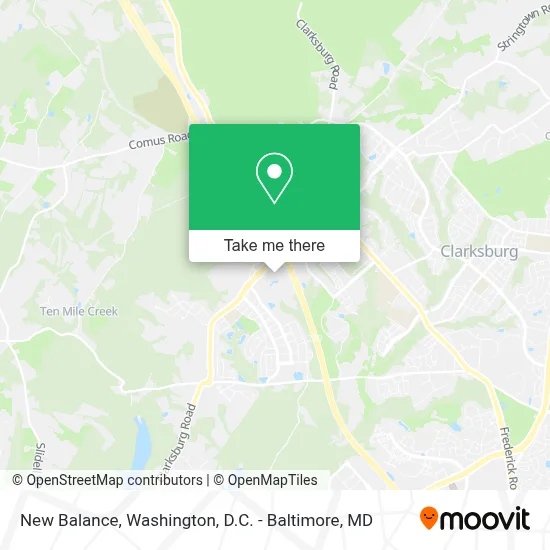 New Balance map