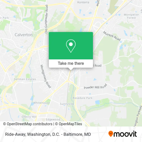 Ride-Away map