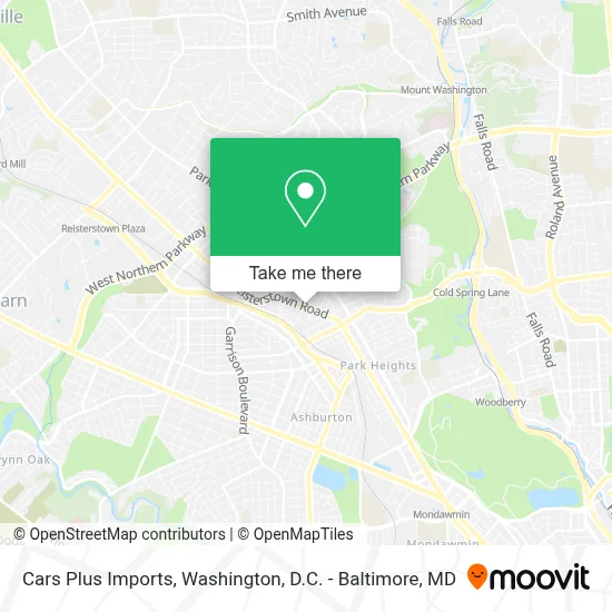 Cars Plus Imports map