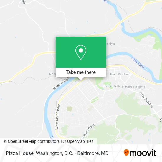 Pizza House map
