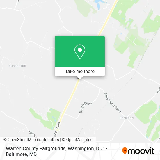 Warren County Fairgrounds map