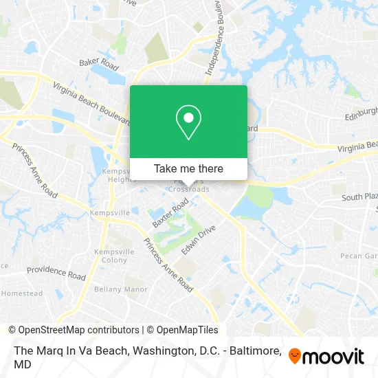 The Marq In Va Beach map