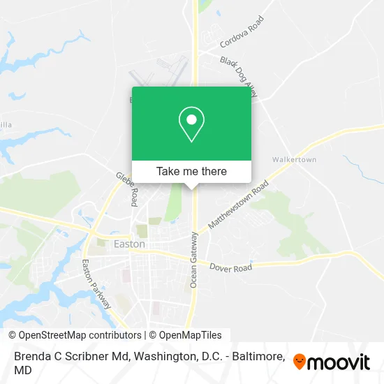 Brenda C Scribner Md map