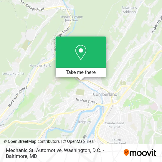 Mechanic St. Automotive map