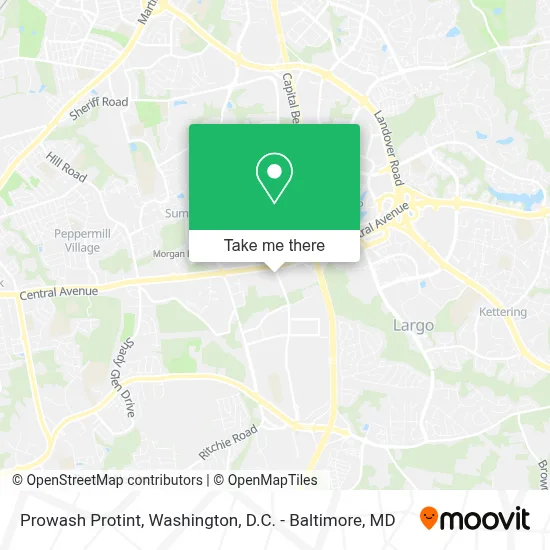 Prowash Protint map