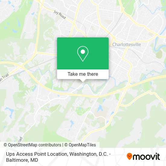 Ups Access Point Location map