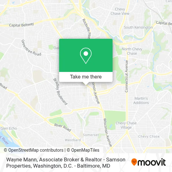 Wayne Mann, Associate Broker & Realtor - Samson Properties map