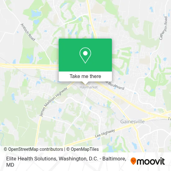 Elite Health Solutions map