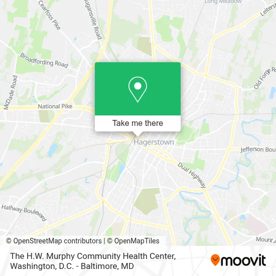 The H.W. Murphy Community Health Center map