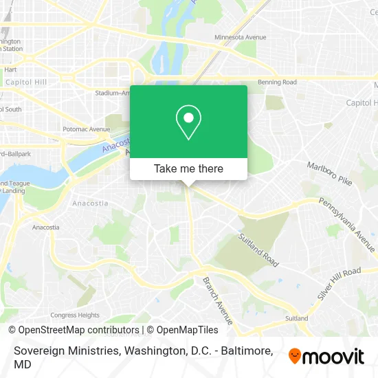 Sovereign Ministries map