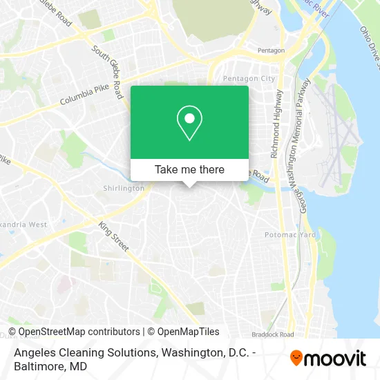 Angeles Cleaning Solutions map
