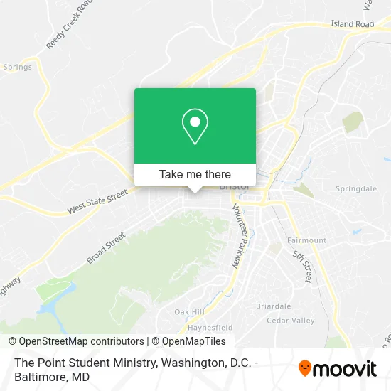 The Point Student Ministry map
