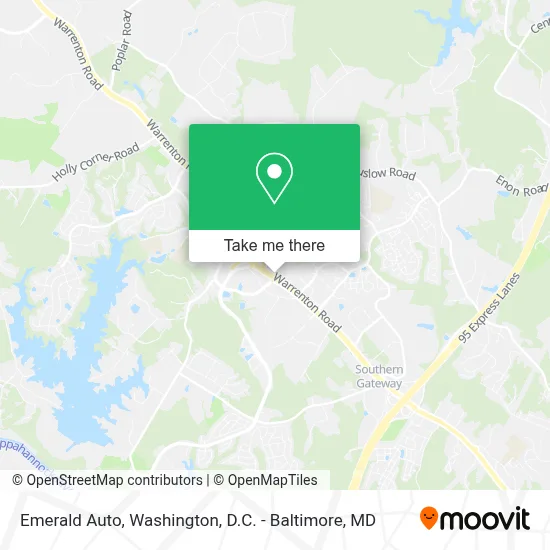 Emerald Auto map