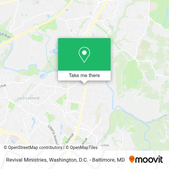 Revival Ministries map