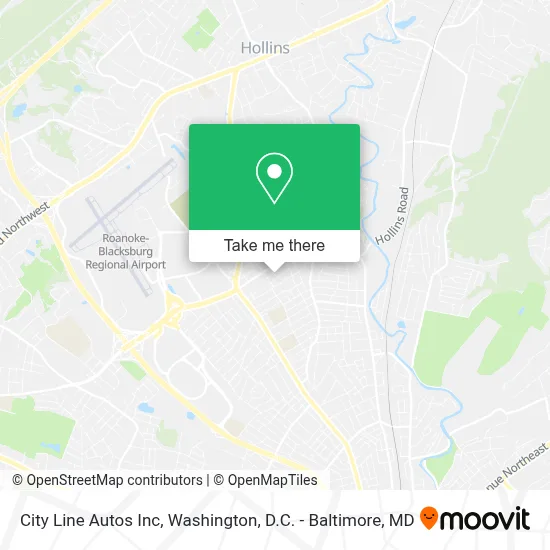 City Line Autos Inc map