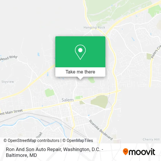 Ron And Son Auto Repair map