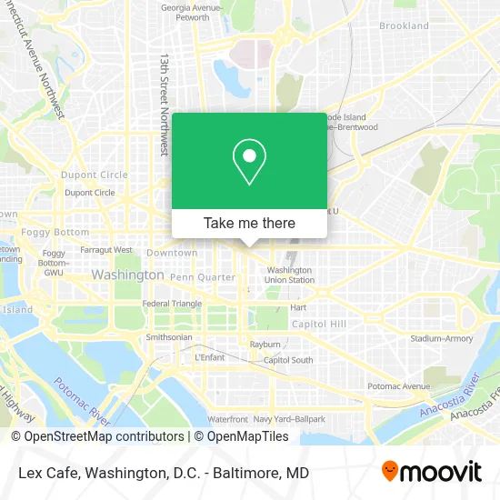 Lex Cafe map