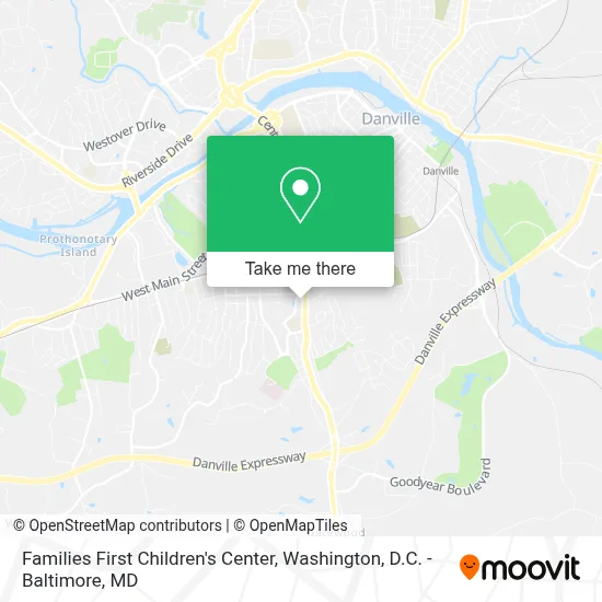 Families First Children's Center map