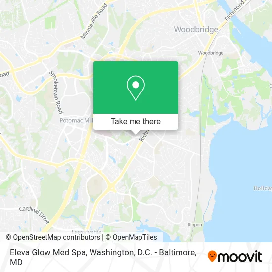 Eleva Glow Med Spa map