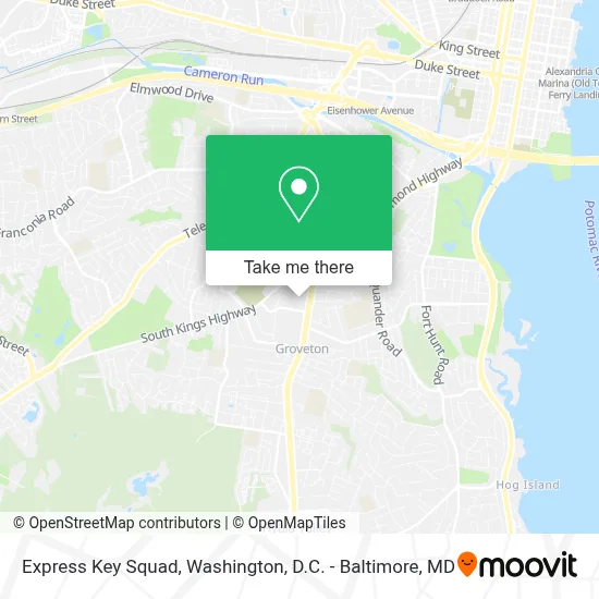 Express Key Squad map