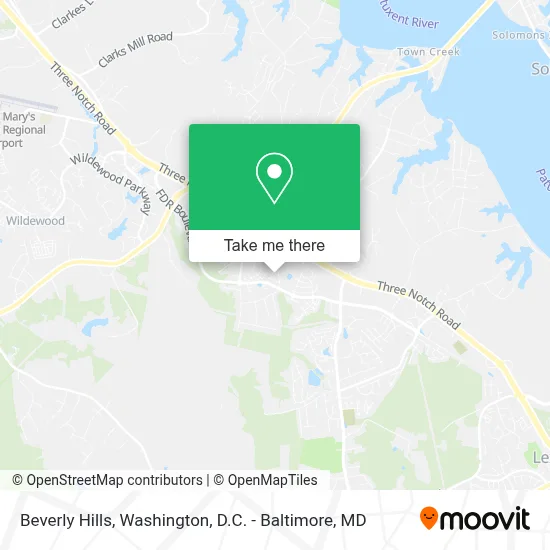 Beverly Hills map