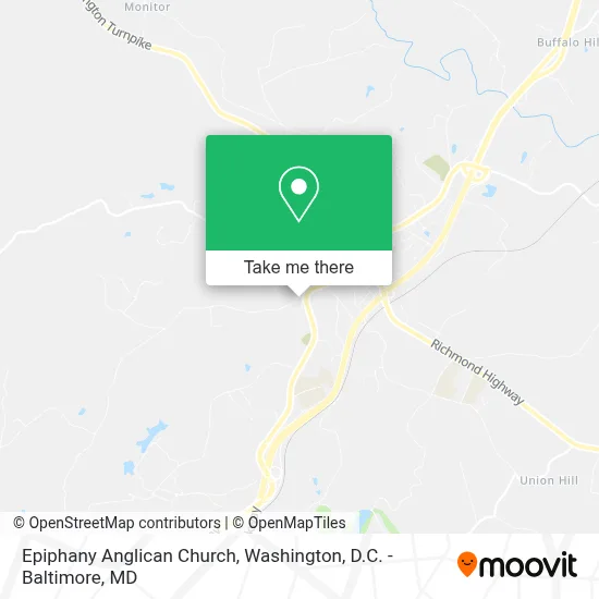 Epiphany Anglican Church map