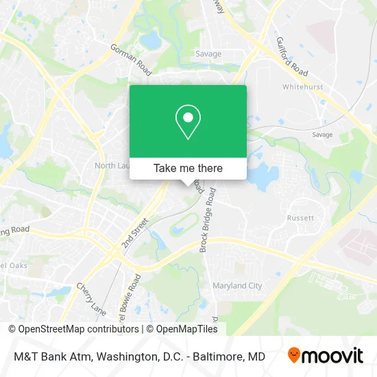 M&T Bank Atm map