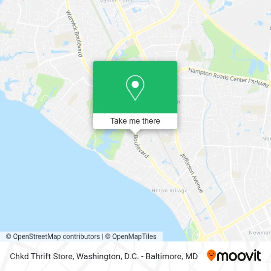 Chkd Thrift Store map