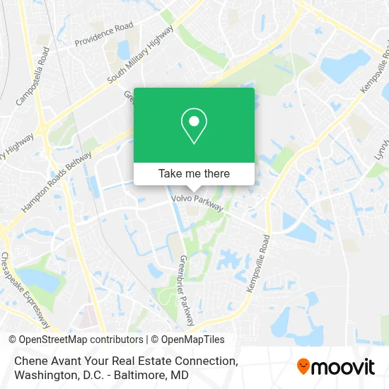 Chene Avant Your Real Estate Connection map