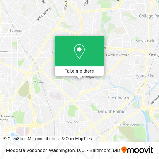 Modesta Vesonder map