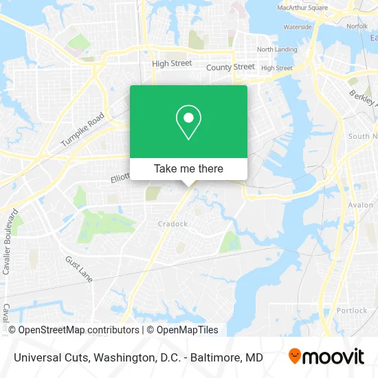 Universal Cuts map