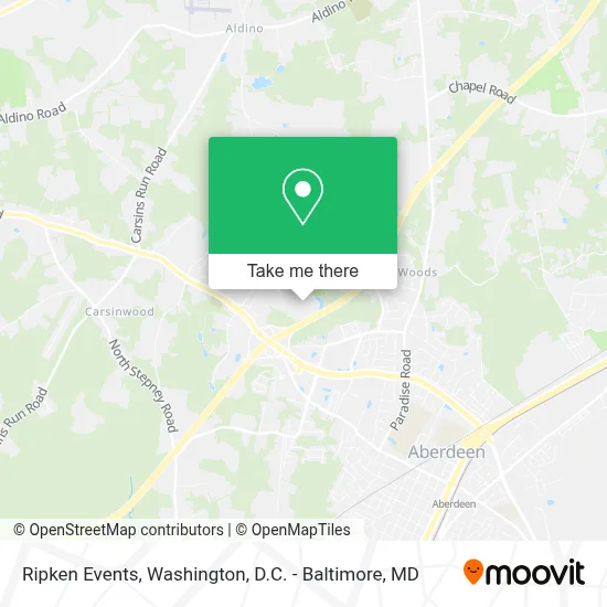 Ripken Events map