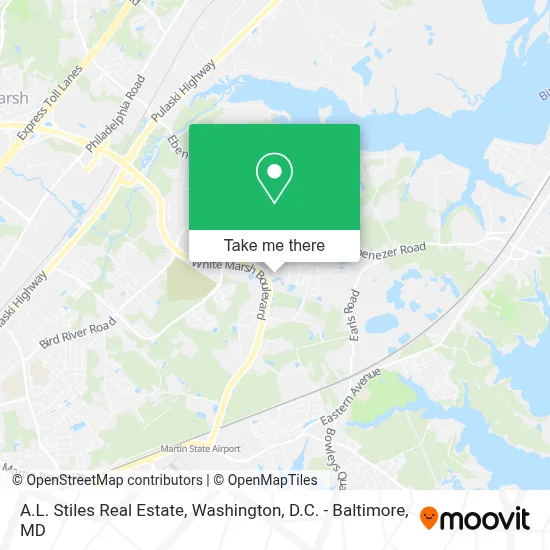 A.L. Stiles Real Estate map